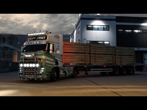 ETS2 -  Vyborg . Helsinki (Latě 17t)