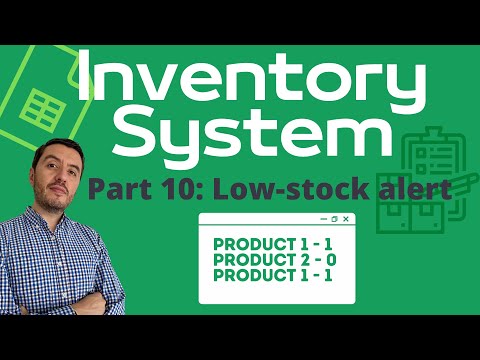 Create a STOCK Management System in Google Sheets 