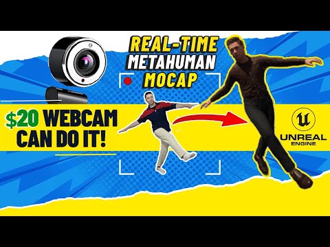 Real-Time Motion Capture with a Cheap Webcam (or iPhone): TDPT - Unreal Engine 5 Tutorial