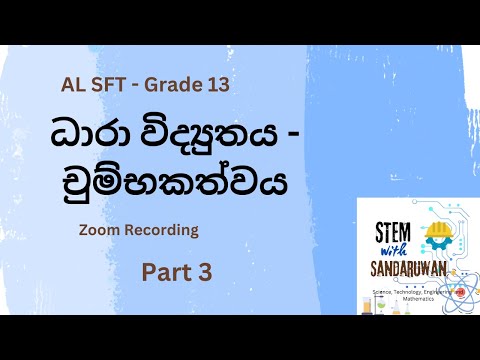 Electromagnetism | විද්‍යුත් චුම්භකත්වය | Part 3