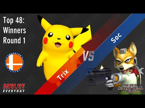 House of Paign 18 - Trix (Pikachu) vs. Soc (Fox) - SSBM - Top 48 - Winners Round 1