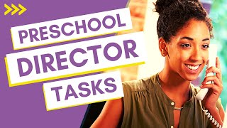 What Tasks Does A Preschool Director Do