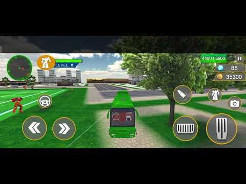 Army Bus Robot Car Game 3D #1 - Android Gameplay