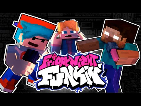 Monster School : Friday Night Funkin Challenge - Minecraft Animation