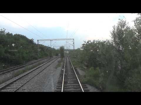 Train Driver's view: railroad in Serbia from Belgrade Ranzirna to Ostruznica  3/3 - SERBIAN RAILWAYS
