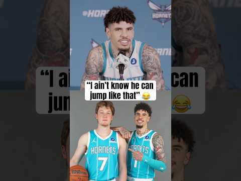 Knueppel dunking had LaMelo surprised 😅