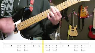American Head Charge - Pushing The Envelope (Guitar Cover) (Scrolling Tabs In Video)