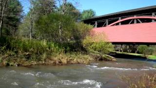 preview picture of video 'Cogan House Covered Bridge - Lycoming County, White Pine, PA'
