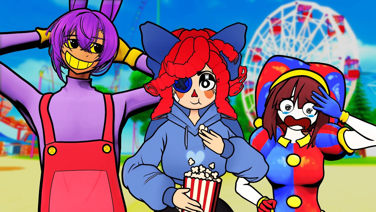 Circo Digital ANIME visitaram o PARQUE DE DIVERSÕES