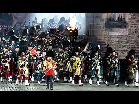 Massed Pipes and Drums The Royal Edinburgh Military Tattoo 2025