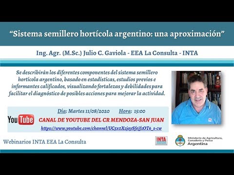 , title : 'Sistema semillero hortícola argentino: una aproximación'