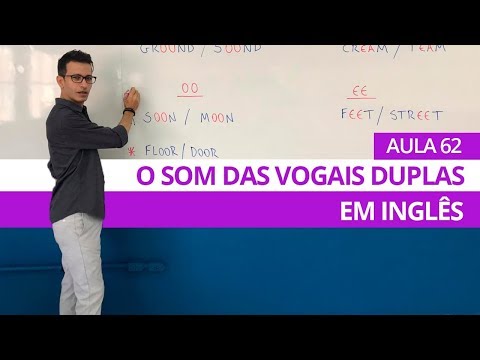 THE SOUND OF DOUBLE VOWELS IN ENGLISH - CLASS 62 FOR BEGINNERS - PROFESSOR KENNY