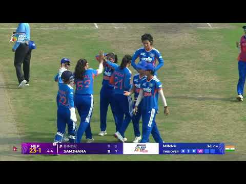 Minnu Mani with the breakthrough! | DP World Women's Asia Cup Rising Stars 2026