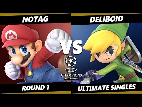 Full Price Invitational - NoTag (Mario) Vs. Deliboid (Toon Link) Smash Ultimate - SSBU