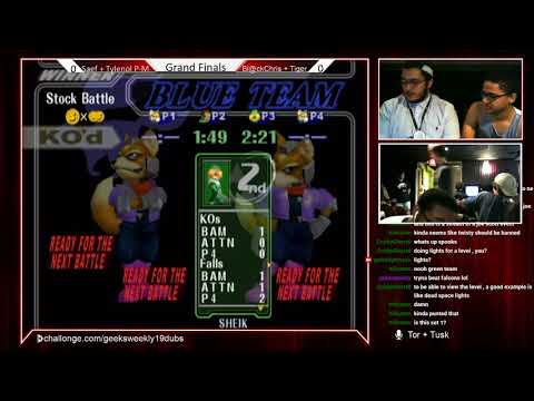 Geeksboro Melee Weekly 19 - Saef + Tylenol P-M [L] vs Bl@ckChris + Tiger [W] Grand Finals