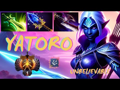 Yatoro Drow Ranger - Dota 2 Pro Plays - UNBELIEVABLE LANING