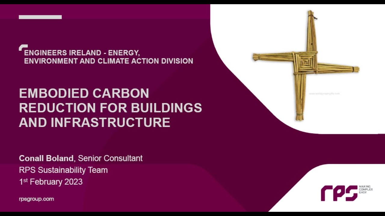 Embodied Carbon Reduction for buildings and infrastructure