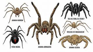 As Aranhas Mais Mortais do Mundo Explicadas em 9 Minutos !