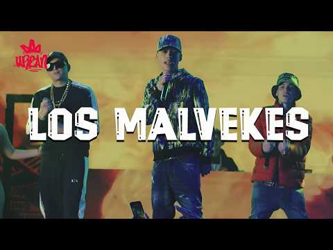 LOS MALVEKES - MARCIANEKE x CRIS MJ x SIMON LA LETRA x STARS MUSIC CHILE (Letra)