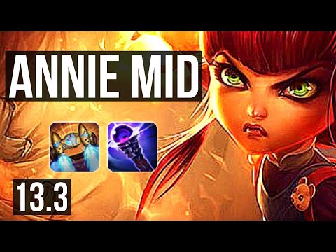ANNIE vs RYZE (MID) | Rank 2 Annie, 2/1/14 | KR Challenger | 13.3