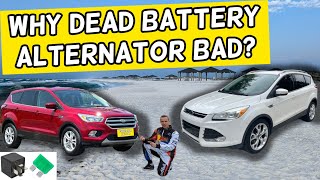 FORD ESCAPE DEAD BATTERY, ALTERNATOR NOT CHARGING FORD ESCAPE 2013 2014 2015 2016 2017 2018 2019