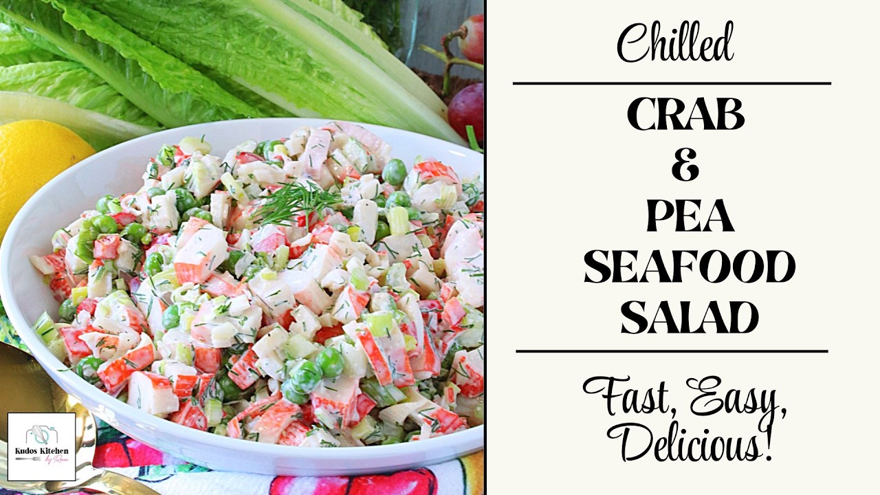 Easy Chilled Seafood Salad with Imitation Crab & Old Bay