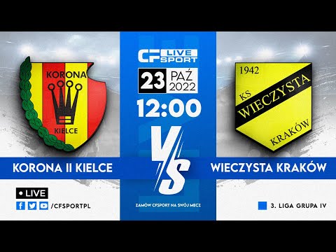 Wieczysta gra w Kielcach! Oglądajcie na żywo mecz z rezerwami Korony