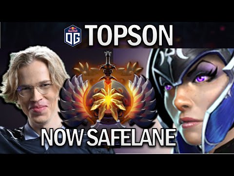 OG.TOPSON LUNA - PRACTICING SAFELANE - DOTA 2 7.29 GAMEPLAY