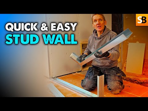 YouTube video about Get a Perfectly Aligned Wall by Utilizing Steel Studs