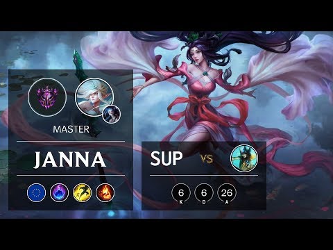 Janna Support vs Nami - EUNE Master Patch 10.1
