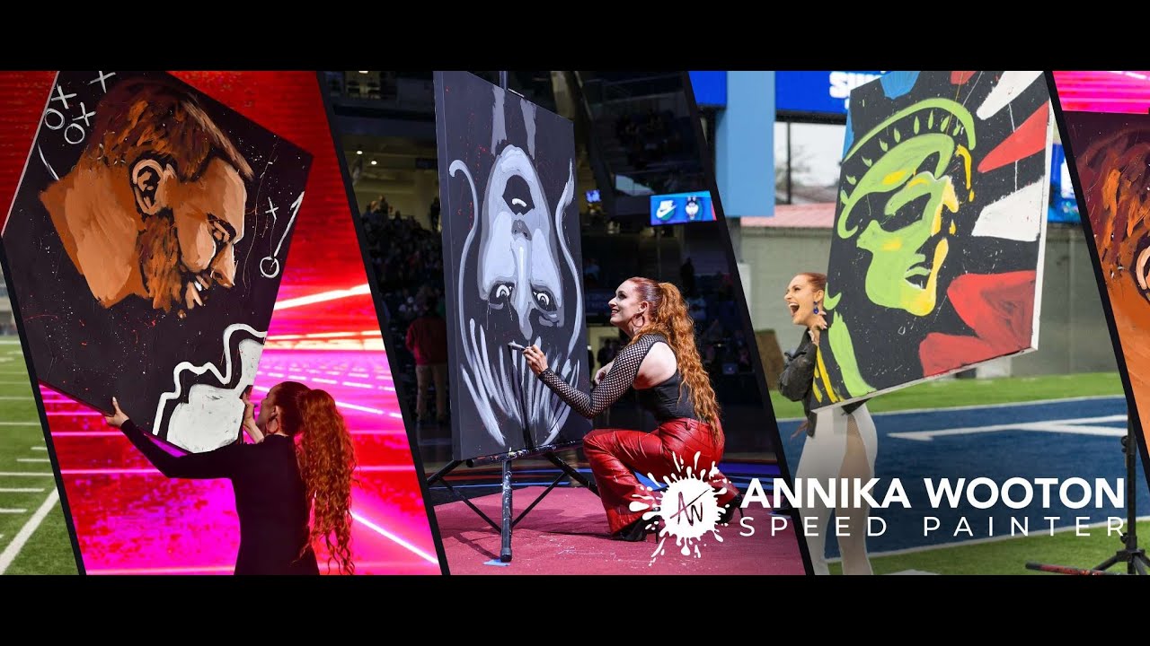 Promotional video thumbnail 2 for Annika Wooton | Live Speed Painter