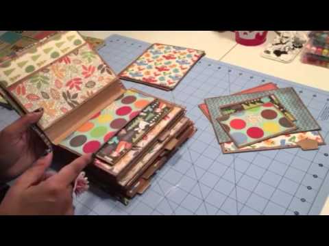 Woodland Retreat Build-A-Page boys mini with Hidden Hinge Plus binding system