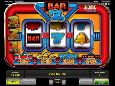 Bar 7s kostenlos spielen - Novoline / Novomatic