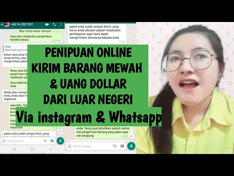 , title : 'Part I Penipuan Online Kirim barang Mewah & uang dollar  dari luar Negeri | Via instagram & Whatsapp'