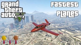 The Fastest Planes In GTA V (2014)