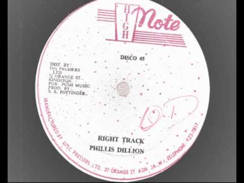 phillis dillon - right track 12 inch - high note records 1978