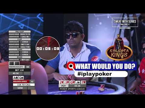 Insane Poker Hand | Sweat With Kolkata Kings | Sweat With series Q7 | Poker Sports League Season 2