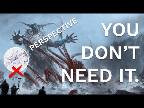 Why You DON'T Need Perspective for Painting Depth