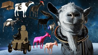 Goat Simulator: Waste of Space - How to unlock ALL Goats/Mutators! (Milky Way Goat etc.) [PS4]