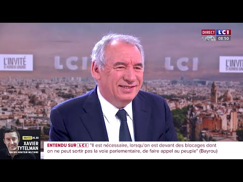 Rencontre des chefs de partis avec Macron : «C'était très intéressant, original, inédit» : F. Bayrou