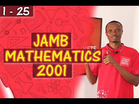 JAMB CBT Mathematics 2001 Past Questions 1 - 25
