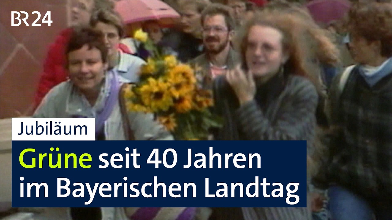 Grüne seit 40 Jahren im Bayerischen Landtag | BR24