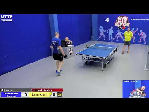 18:00 Николенко Максим 3-0 Ёлкин Антон  стол 4 Юг-3   17.07.21