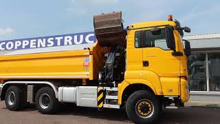 MAN TGS 33.420 2 Zijdige kipper + Kraan 6x6 Stuur as Muldenkipper kaufen - Bild 4 | Autoline DE MAN TGS 33.420 2 Zijdige kipper + Kraan 6x6 Stuur as Muldenkipper | Bild 4 - Autoline