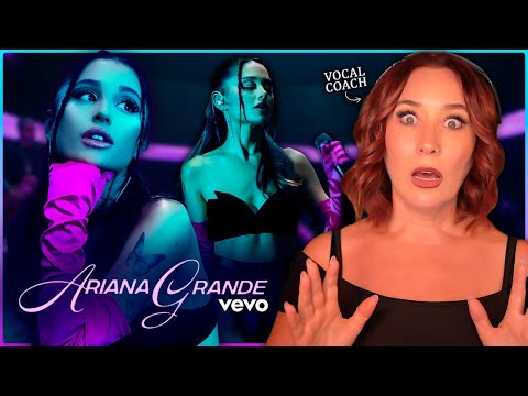 "...that doesnt SOUND like her?! | Vocal Coach Reacts to Ariana Grande — Positions (VEVO