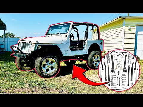 Installing a Long Arm Lift Kit on my $1800 Jeep - Episode 4