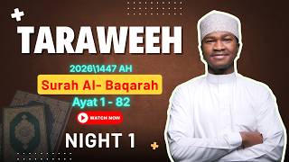 Download lagu Taraweeh 2026 1447 AH | Al Baqarah 1- 82  |Night 1  Imam Muhammad Yusuf mp3