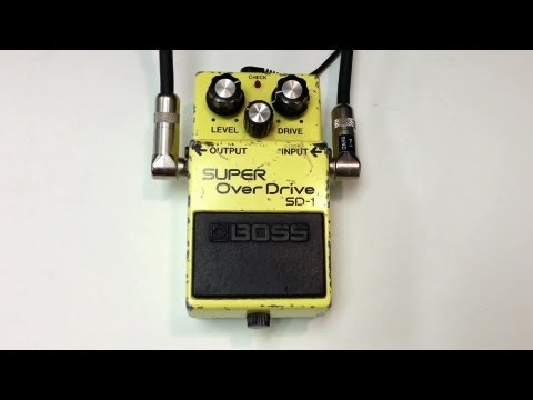 Boss SD-1 Super OverDrive (Black Label) 1987 - Yellow image 3