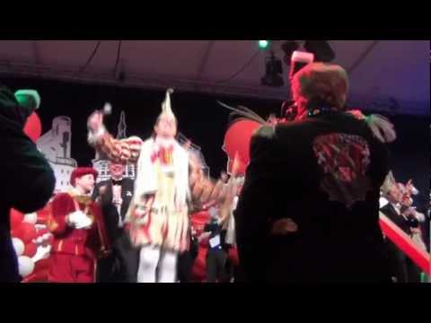 Sleutelteruggaaf Jan-Willem Buck carnaval 2013 Kerkrade (HD/3D)