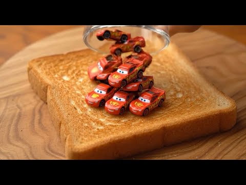 4 hours of AI ASMR Spreading items on toast to help you sleep